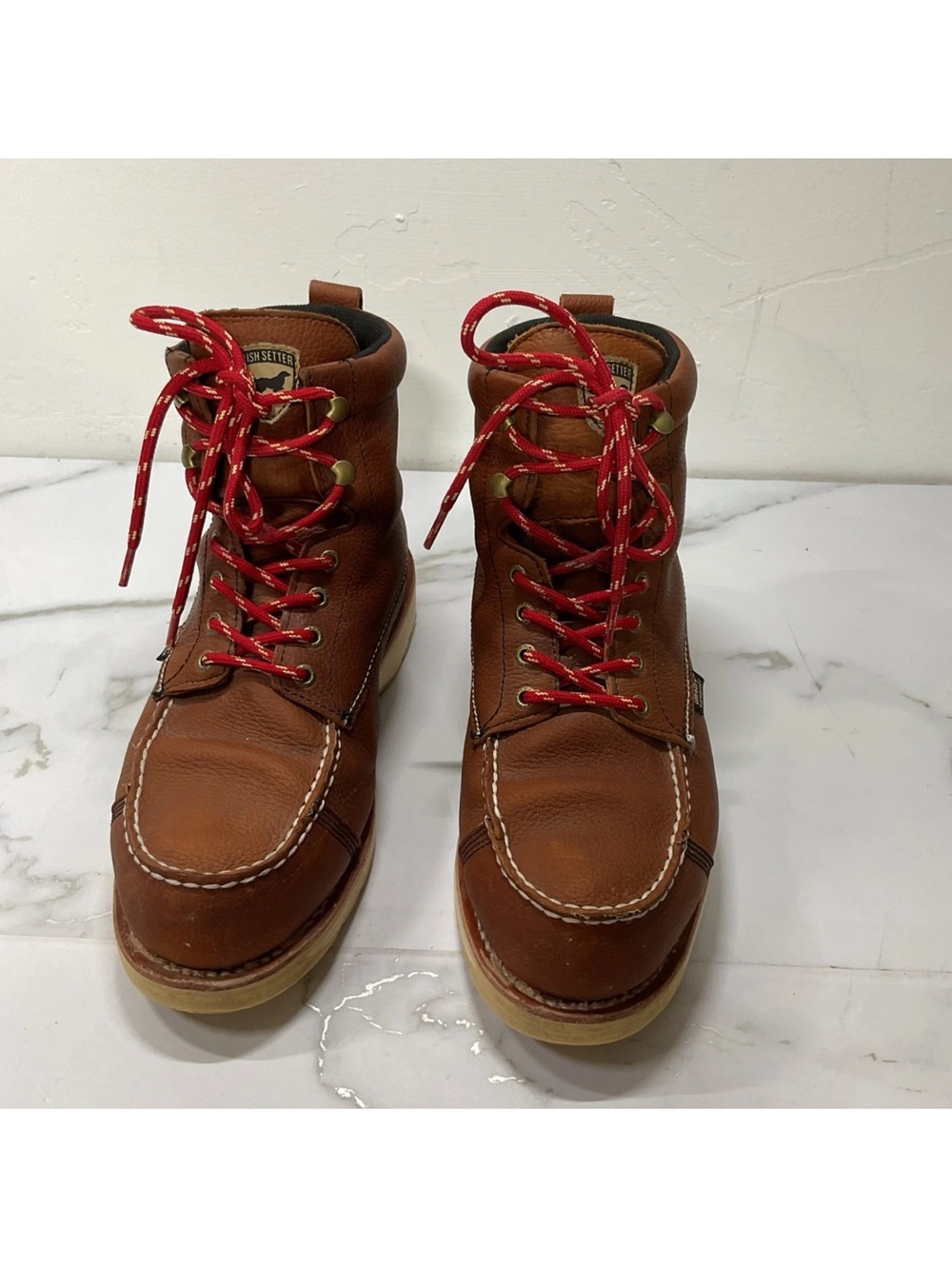 Irish Setter Work Boots Mens 10.5 Brown Leather